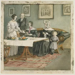 Professor Johannes Classen and Family